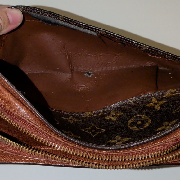 Authentic Louis Vuitton Orsay Monogram Canvas Clutch Bag Pouch Wristlet - Picture 16 of 16